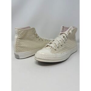 Converse Chuck Taylor All Star 70 High Top Cream Mesh Crochet Mens 11 Sneakers